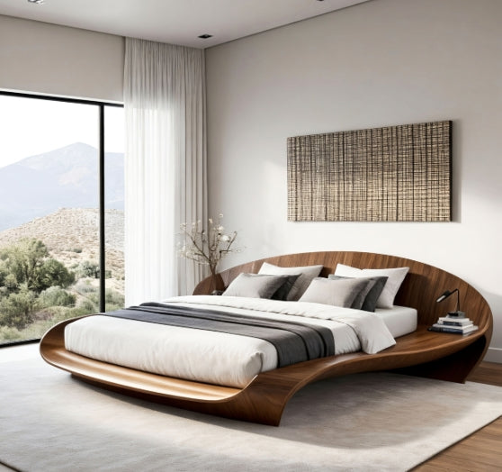 Elmora -  A double bed designed to bring together luxury, durability, and refined aesthetics for the perfect night’s rest.