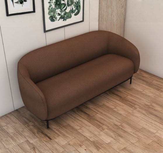Cocoa Rest – A Stylish 3-Seater Sofa for Modern Living