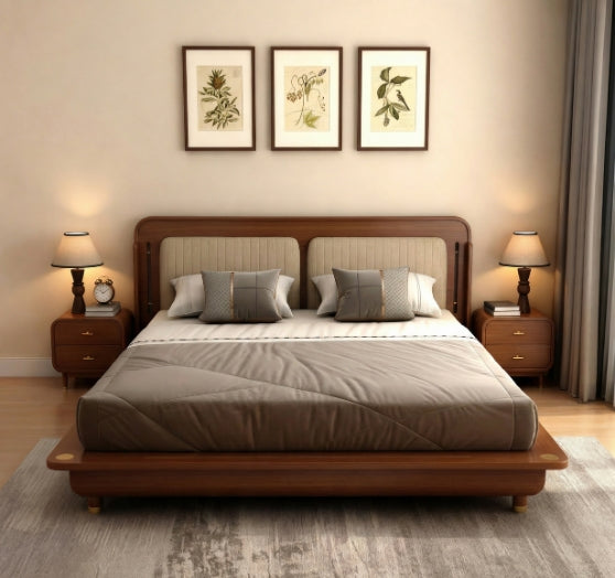 Floressa - A double bed that blends natural serenity with modern elegance, creating a peaceful and inviting space for restful nights.