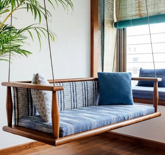 Swing – A contemporary swinging jhula designed to bring comfort and charm to your space.