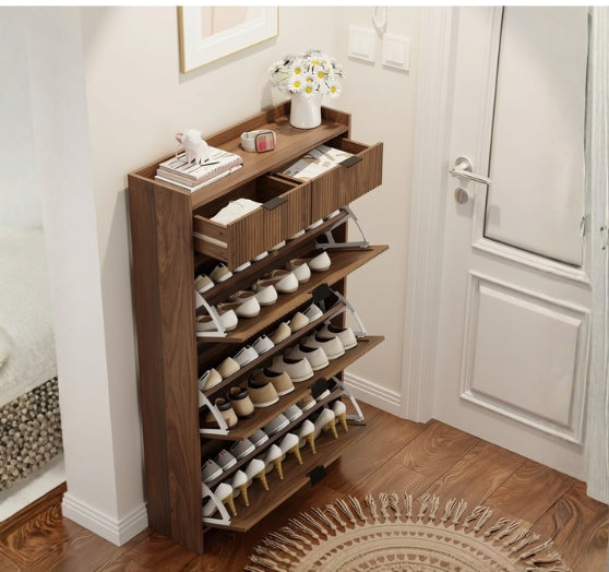 Stepwell – A Modern Shoe Console Designed for Style and Functionality.