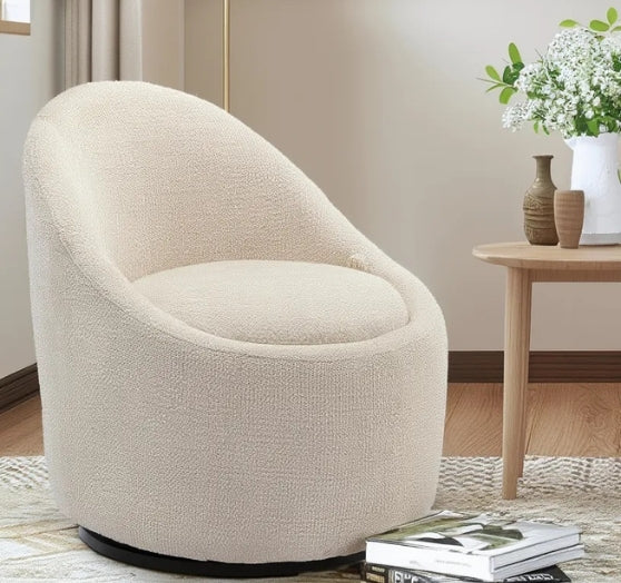 Orbix – A cozy round chair with smart storage.
