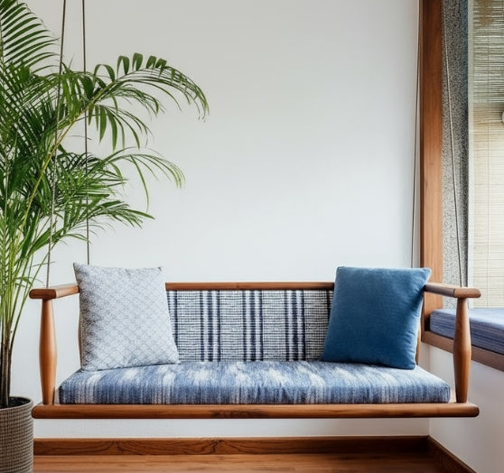 Swing – A contemporary swinging jhula designed to bring comfort and charm to your space.