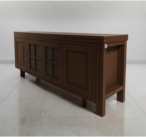 Shift Table: A Versatile Dining, Kitchen Table, and Crockery Unit
