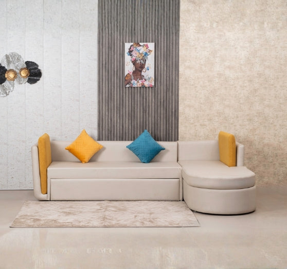 GrandL – An L-Shaped Multipurpose Sofa with Storage