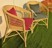 Wicker chairs- Natural weave, cloud-like comfort