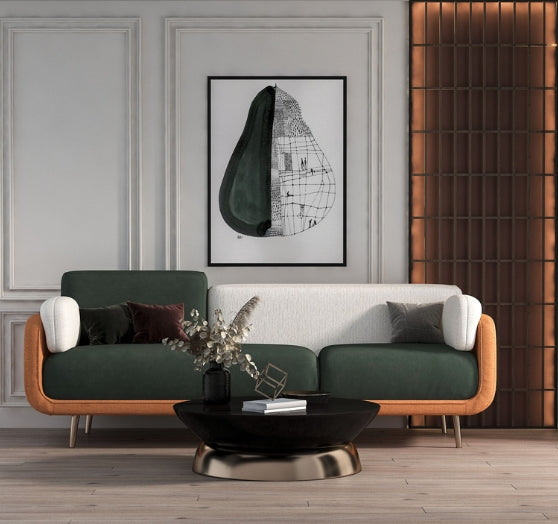 Blend — A modern 3-seater designed for comfort and style.