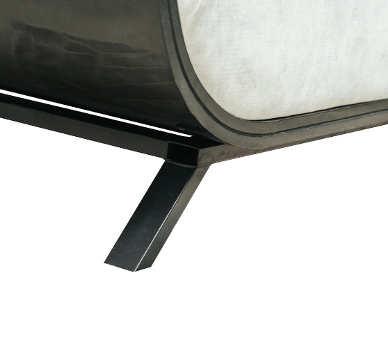 WaveLounge – Stylish Sofa with Integrated Shelves for Modern Living.