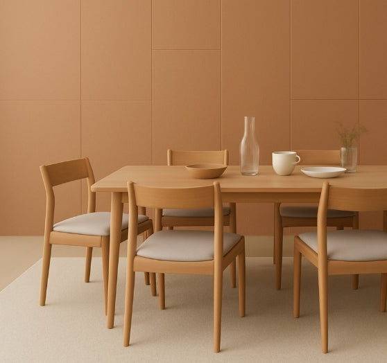 Reno – A modern 6-seater dining table designed for style, comfort, and everyday gatherings.