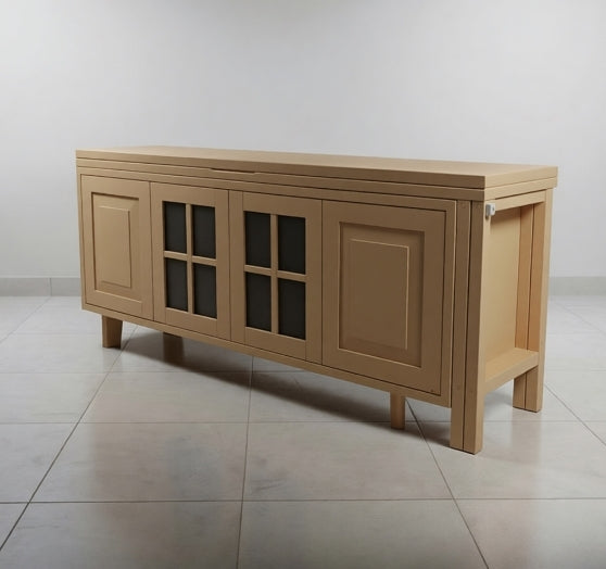 Shift Table: A Versatile Dining, Kitchen Table, and Crockery Unit