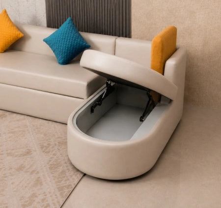 GrandL – An L-Shaped Multipurpose Sofa with Storage