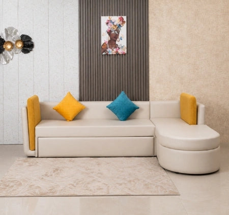 GrandL – An L-Shaped Multipurpose Sofa with Storage
