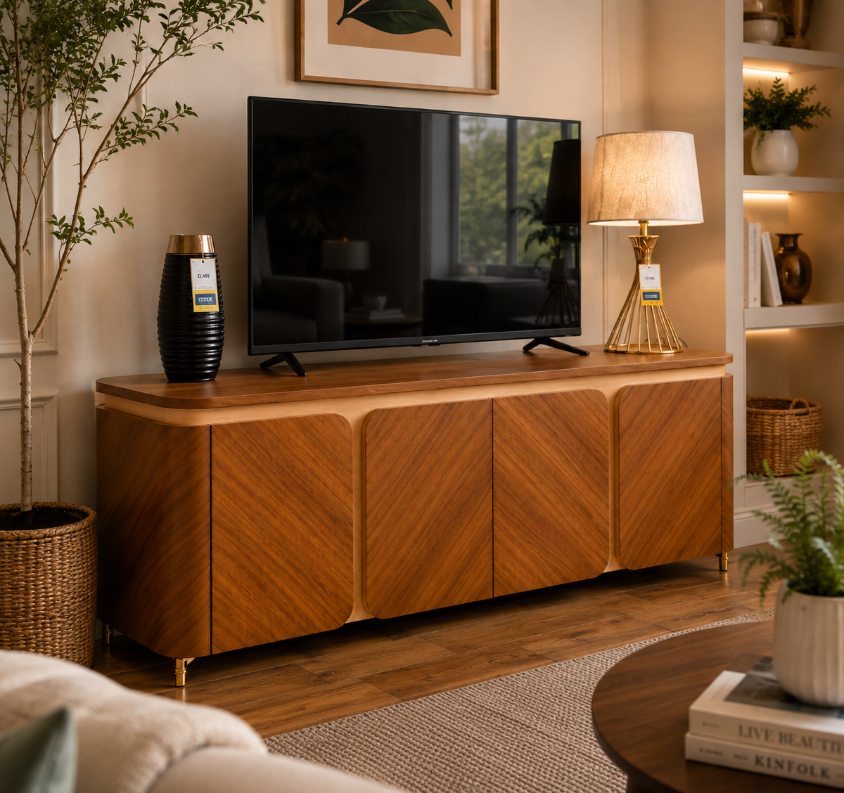 CurCon - A Modern Shoe Console Designed for Style and Functionality.