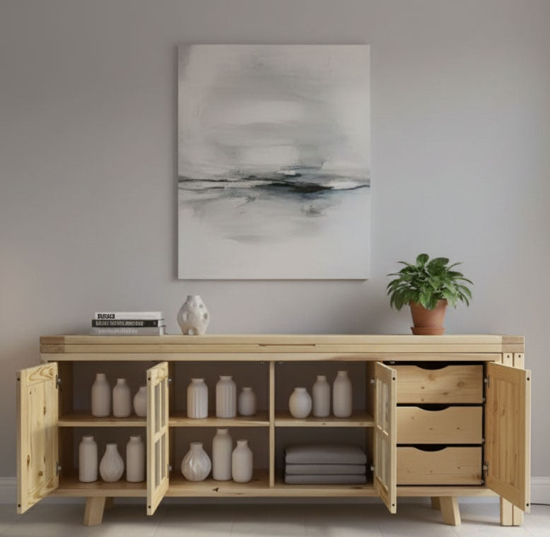 Sangwan Wood Shift Table: A Versatile Dining, Kitchen Table, and Crockery Unit