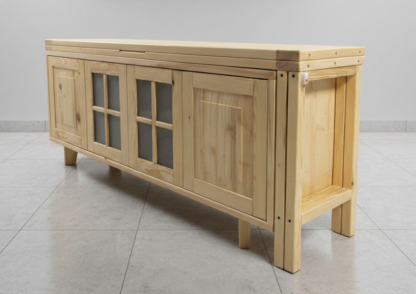 Sangwan Wood Shift Table: A Versatile Dining, Kitchen Table, and Crockery Unit