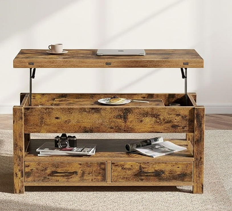UniTable - Sangwan Wood : The All-in-One Center, Dining Table & Storage Solution